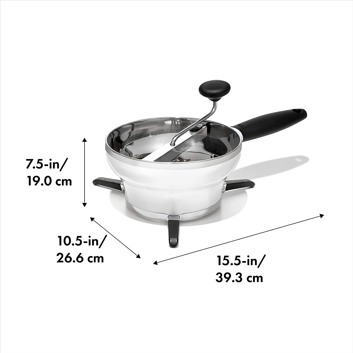 oxo-good-grips-stainless-steel-food-mill-for-purees-2-3-qt-capacity-three-grinding-disks-for-different-textures-non-slip-legs-ideal-for-purees-and-sauces-dishwasher-safe