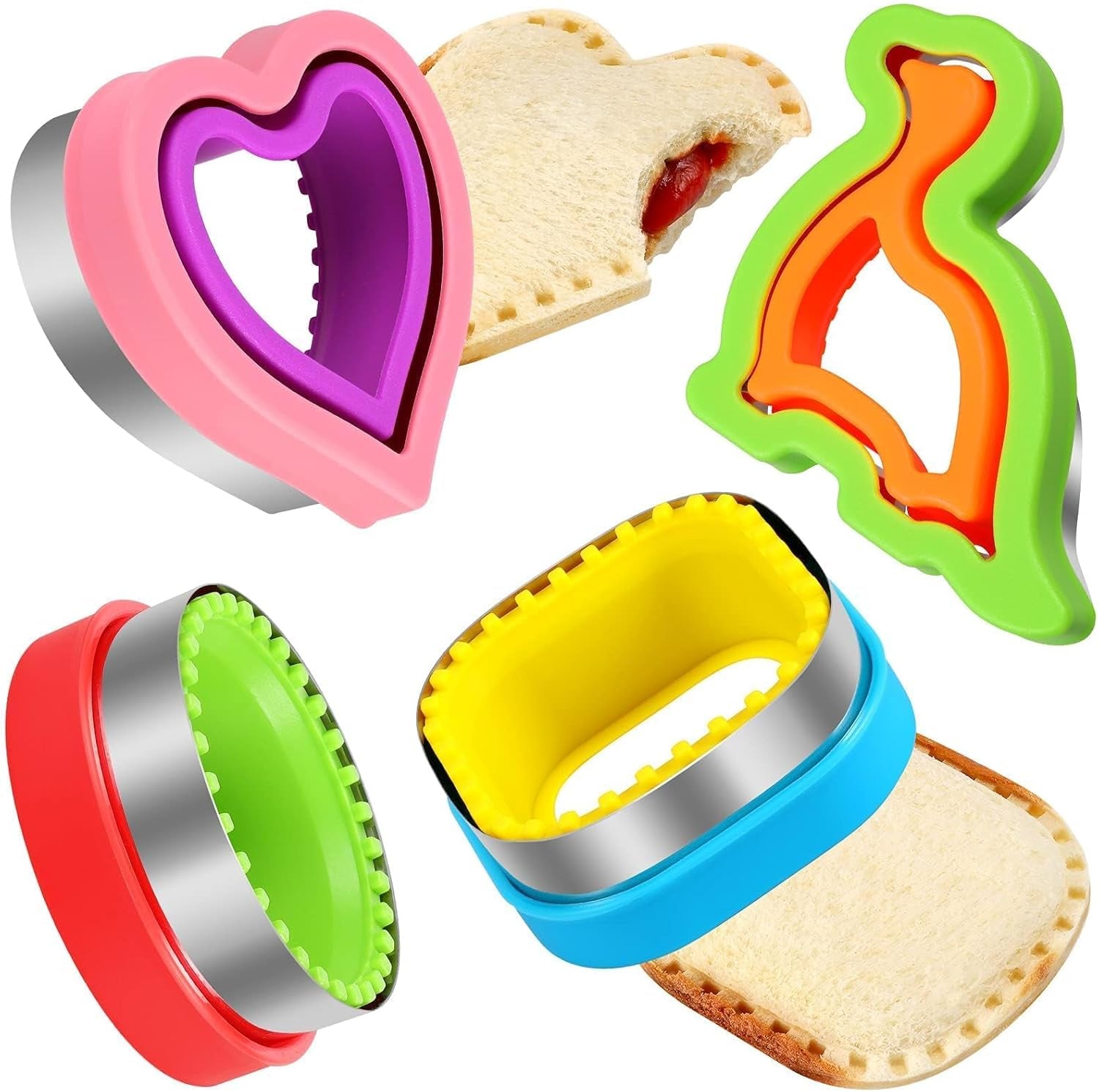 sandwich-cutters-for-kids-lunch-breakfast-crustless-sandwich-maker-sandwich-cutter-and-sealer-variety-cookie-cutters-bread-decruster-school-lunch-bento-box-accessories-for-kids-children