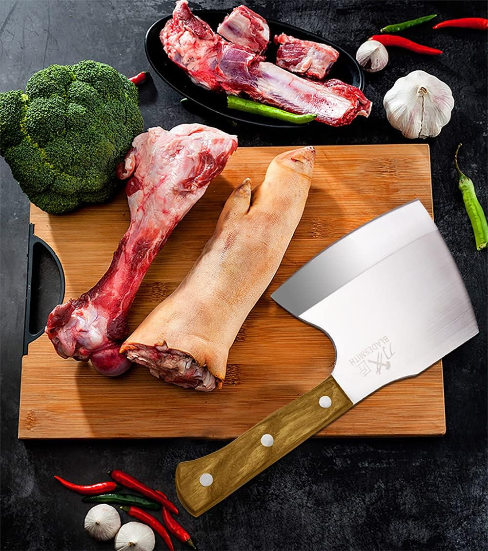 meat-cleaver-butcher-axe-bone-chopper-heavy-duty-6-3-bone-cutting-knife-bone-breaker-stainless-steel-thicken-blade-pear-wood-handle-slaughterhouse-looks-manly-2025-gifts