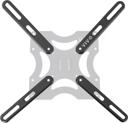 VIVO Steel VESA Extension Mount Adapter Brackets for Screens 32 to 55 Inch LCD LED TV, Conversion Plate Kit for VESA up to 400X400Mm (MOUNT-AD400B)1