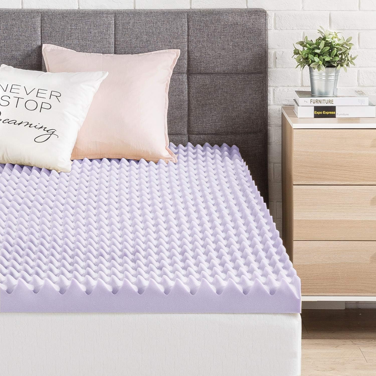 3-inch-egg-crate-memory-foam-mattress-topper-with-soothing-lavender-infusion-certipur-us-certified-dorm-essentials-twin