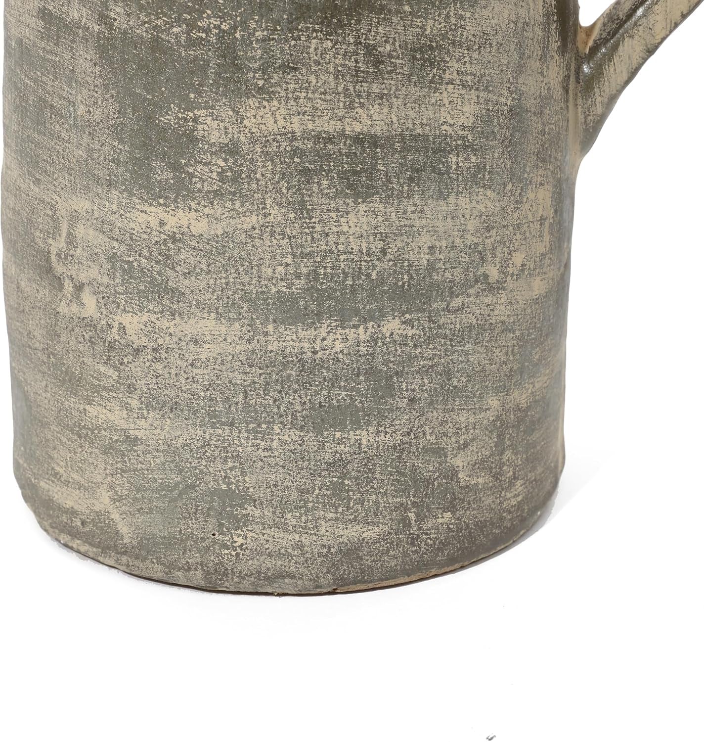 luxenhome-8-5-brown-pitcher-terracotta-vases-farmhouse-ceramic-vase-rustic-flower-vase-living-room-decor-unique-pottery-dining-table-decor-home-decor-accents