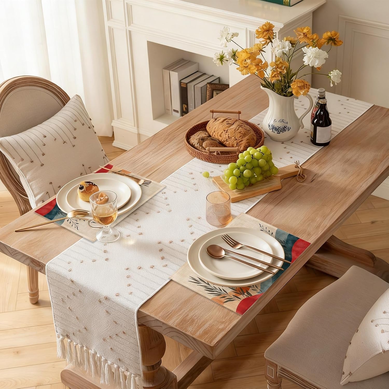 boho-sunrise-abstract-sun-leaves-placemats-set-of-6-linen-table-mats-12x18-inch-washable-placemats-for-dining-table-non-slip-heat-resistant-mats-for-kitchen-home-decor