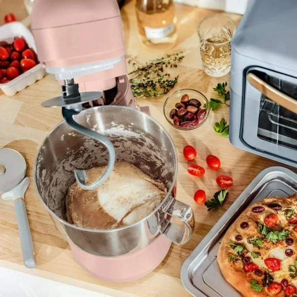 Wonderful Kitchen Stand Mixer 5.3 Qt Bowl, 12 Speeds Tilt-Head, Dough Hook Flat Beater Whisk for Baking Tasks Metal Build for Baking (Rose)3