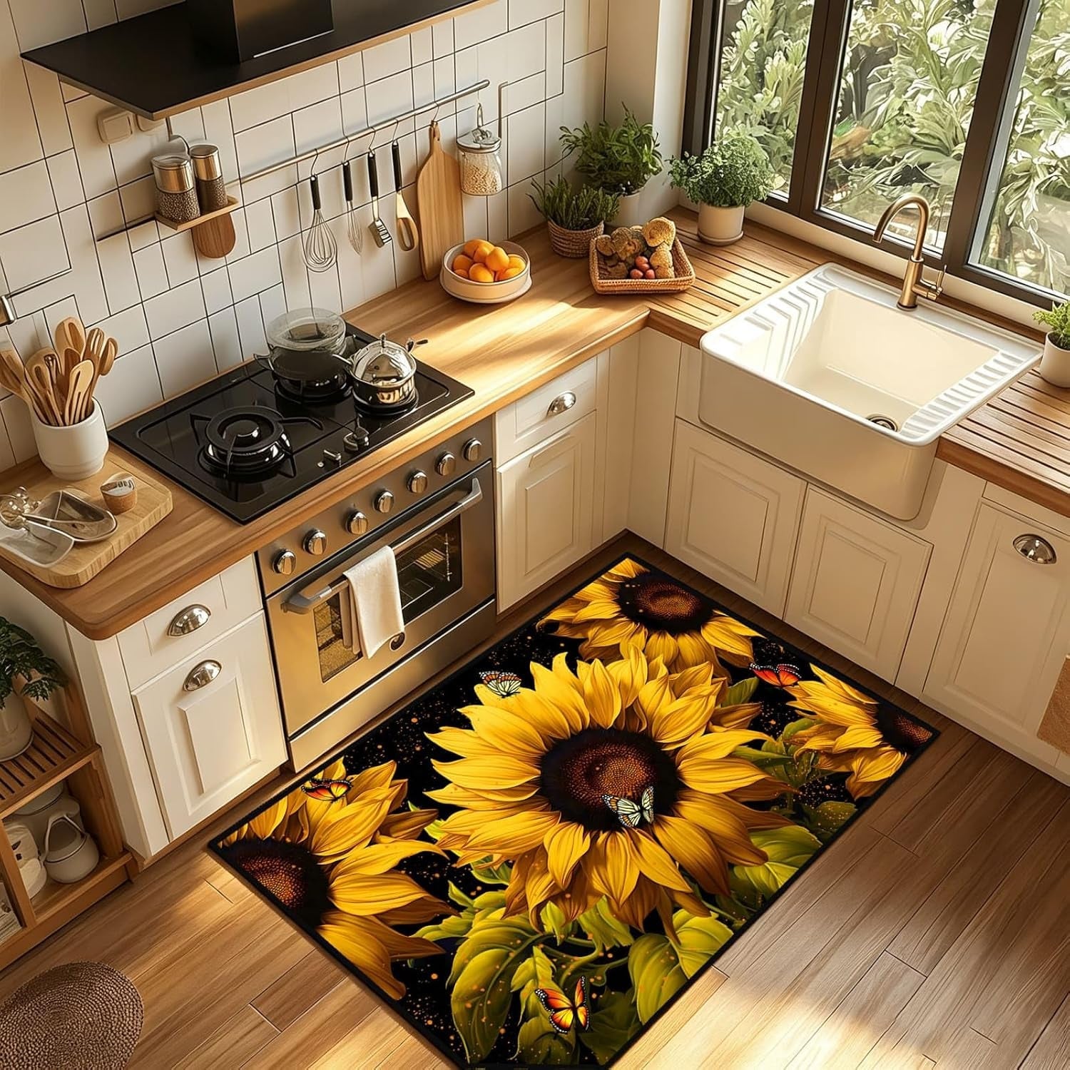 3x4ft-floral-area-rugs-sunflower-jungle-butterfly-rug-sunflower-rug-for-living-room-decoration-in-spring-summer-childrens-bedroom-washable-with-rubber-backing-sun-flower-bathroom-mat