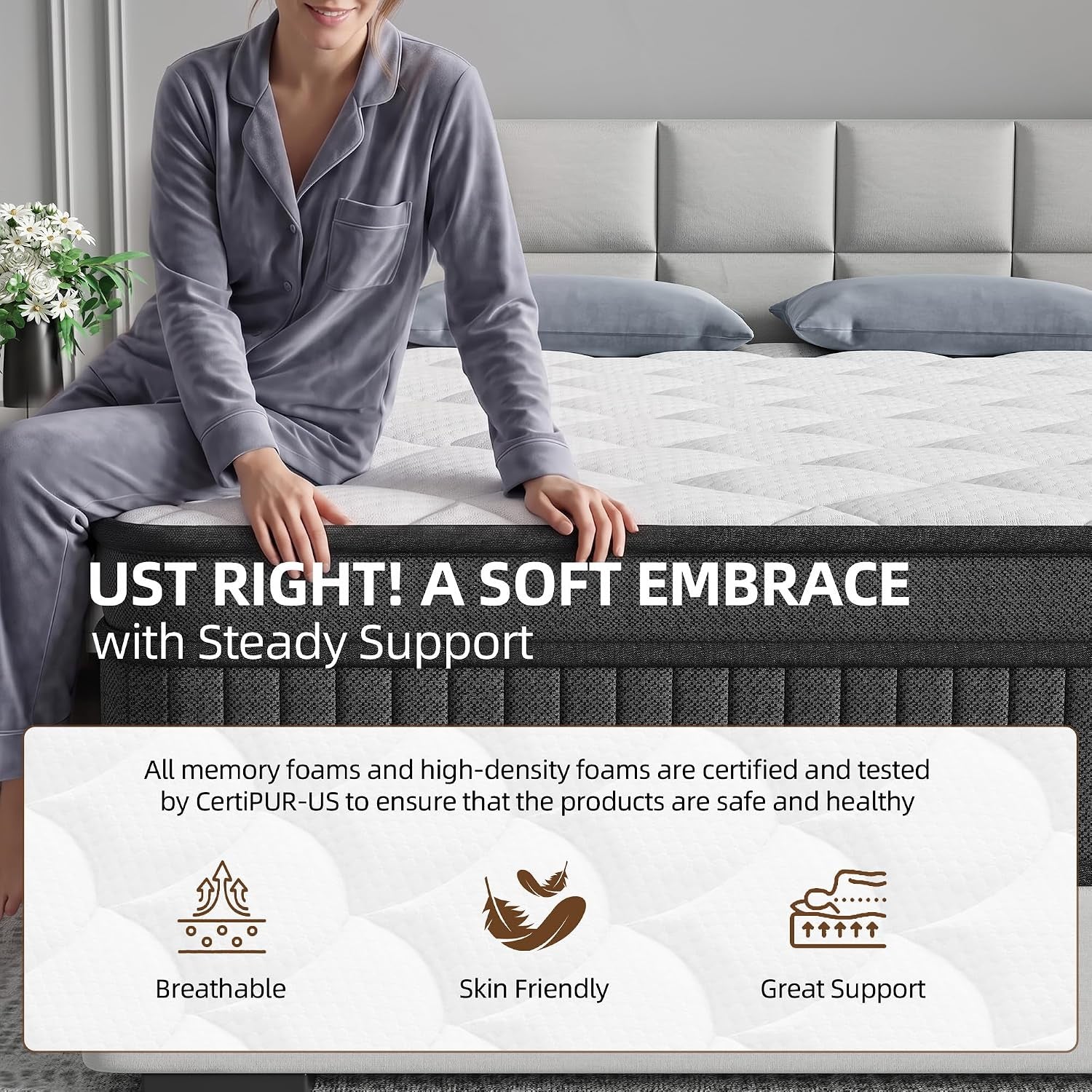12-inch-queen-size-mattress-individually-wrapped-pocket-spring-mattress-in-a-box-medium-firm-breathable-skin-friendly-knit-cover-with-fireproof-sponge-pressure-relief-motion-isolation-white