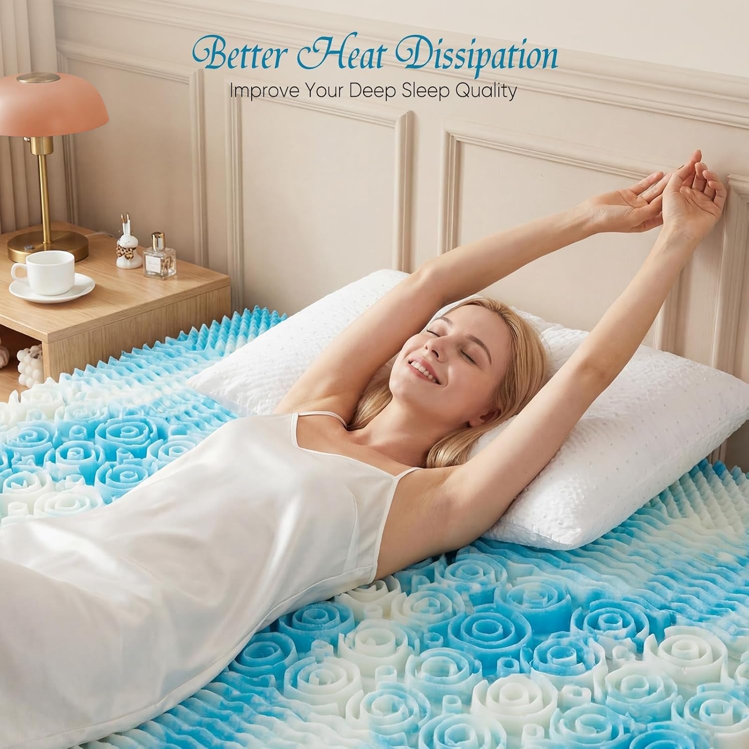 2-inch-5-zone-cooling-gel-memory-foam-mattress-topper-twin-blue-pressure-relief-for-back-hip-pain-soft-reversible-mattress-pad-for-dorm-rv-camping-certipur-us-certified-bed-topper