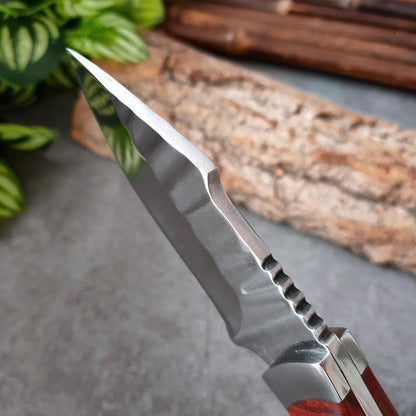 Meat Cleaver, Boning Meat Cleaver Fish Knives Stainless Steel Kitchen Fruit Knife Steak Knives with Cover2
