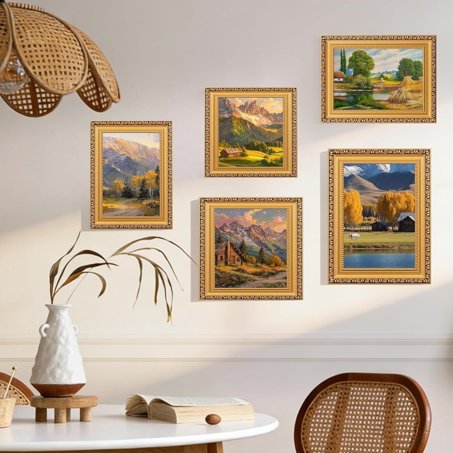 5-7-picture-frame-set-of-2-gold-picture-frames-for-wall-and-tabletop-display-poster-photo-frames-gallery-wall-frames-ornate-vintage-5-7-plastic-frame-with-hd-plexiglass