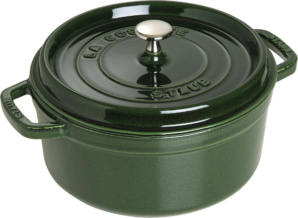 Staub Cast Iron Cocotte Made in France, 4-Qt, Basil1