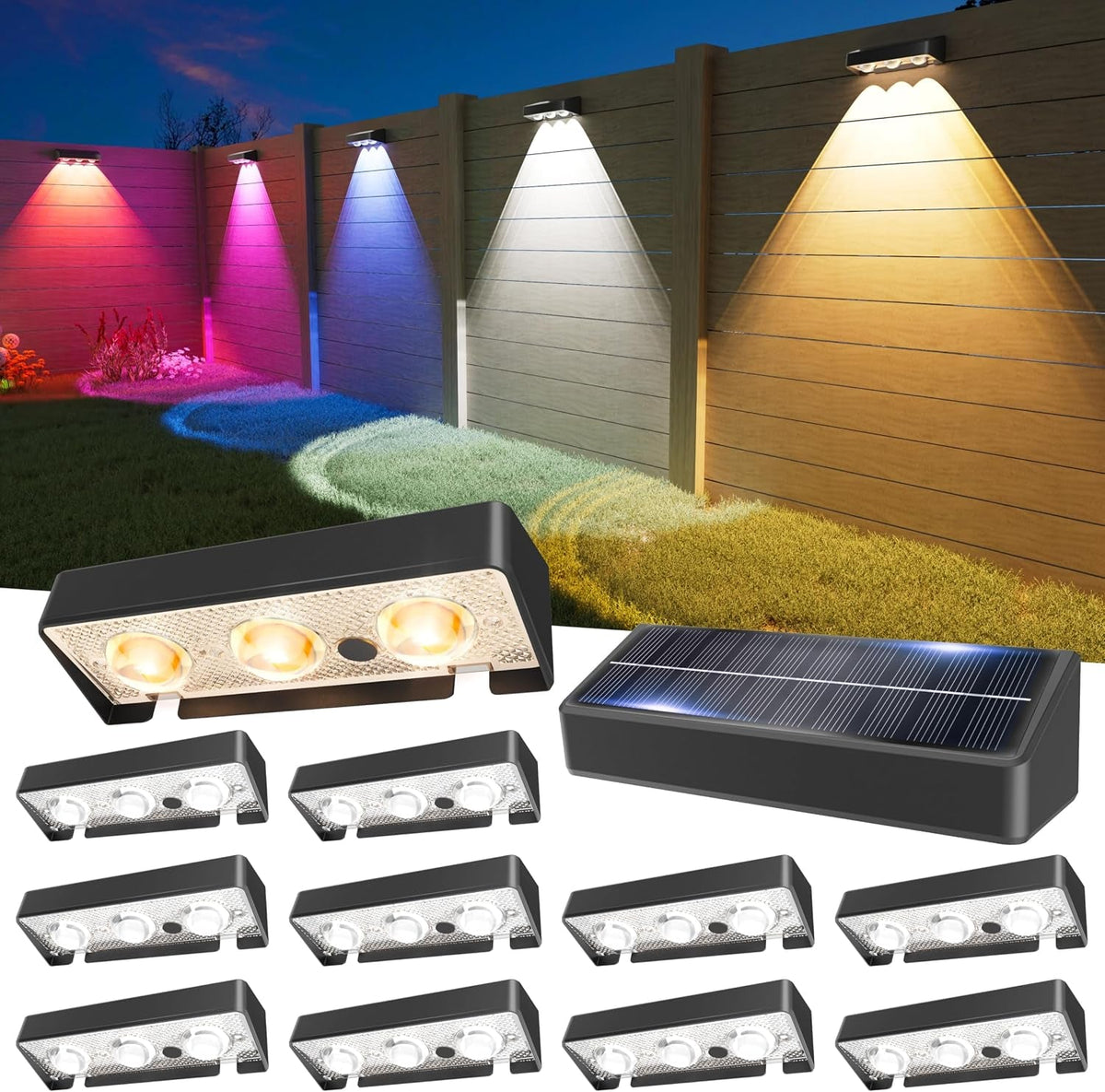 solar-fence-lights-12-pack-warm-white-cool-white-and-rgb-color-glow-led-solar-light-ip65-waterproof-fence-lights-solar-powered-for-patio-backyard-railing-deck-and-wall