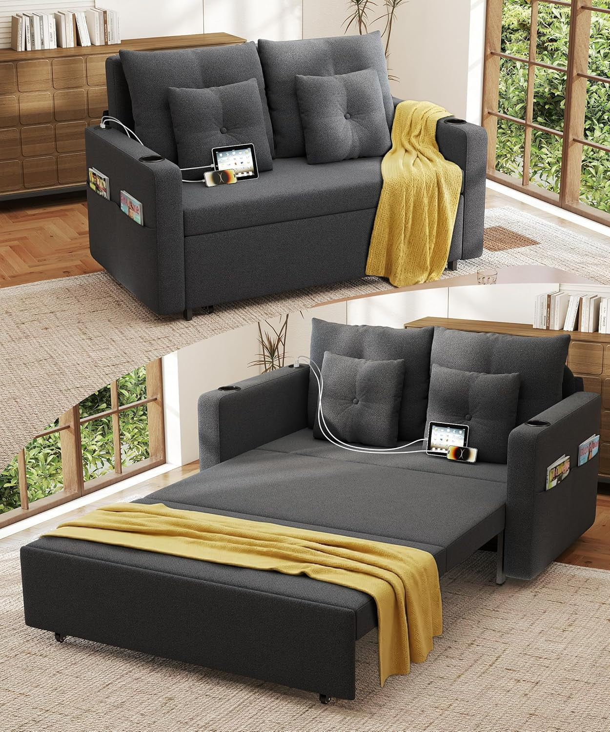 3-in-1-sofa-bed-56-convertible-pull-out-couch-loveseat-sleeper