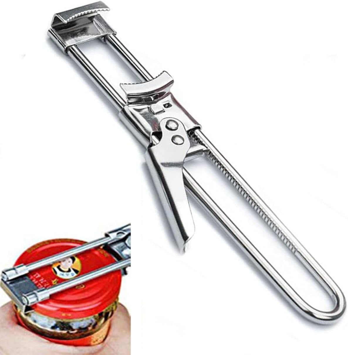 master-jar-bottle-opener-adjustable-multifunctional-stainless-steel-can-opener-jar-lid-gripper-manual-kitchen-accessories-silver