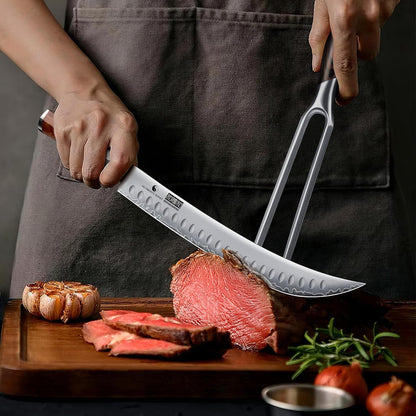 12" Brisket Slicing Knife, Butcher Breaking Knife for Meat & BBQ2