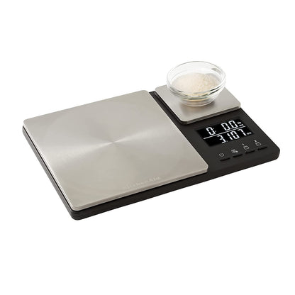 Kitchenaid KQ909 Dual Platform Digital Kitchen and Food Scale, 11 Pound Capacity and Precision 16Oz Capacity, Black with Stainless Steel7