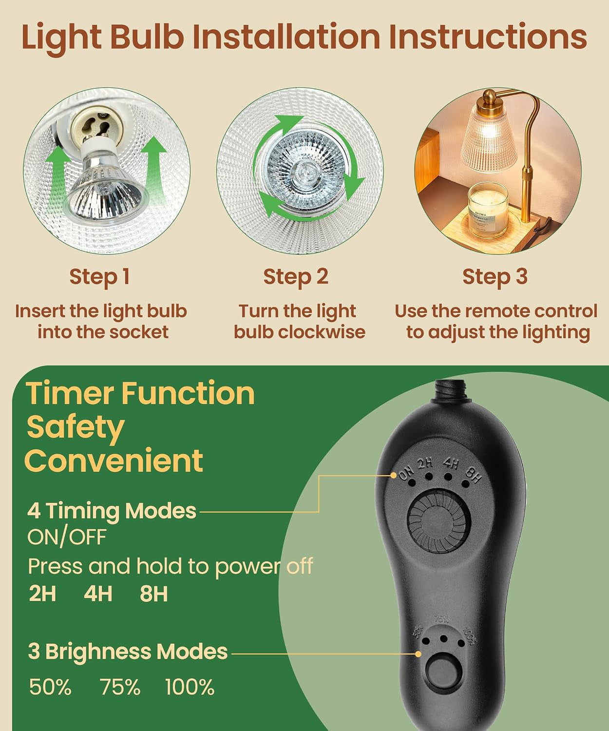 height-adjustable-candle-warmer-lamp-with-timer-3-dimmable-wax-melt-warmer-birthday-gifts-for-women-mom-house-warming-gifts-new-home-decor-candle-warmer-for-jar-candles-with-2-bulbs-gold-clear