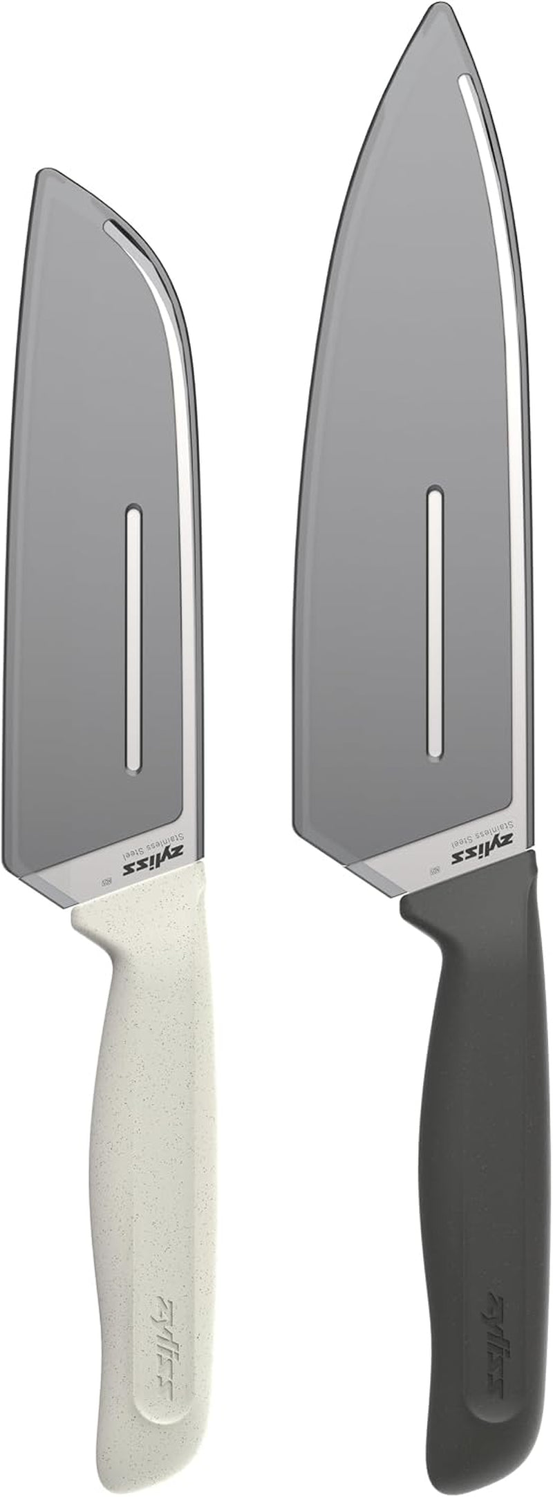 classic-2-piece-chef-santoku-knife-set-stainless-steel-15-hollow-ground-blades-ergonomic-wheat-straw-handles-finger-guard-blade-covers-dishwasher-safe
