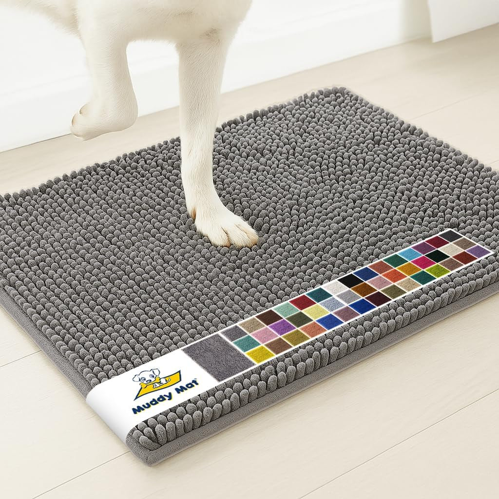 ®-super-water-absorbent-door-mat-indoor-microfiber-quick-dry-chenille-entryway-rug-slip-resistant-front-door-mat-indoor-mats-for-entryway-machine-washable-pet-rug-grey-24x36