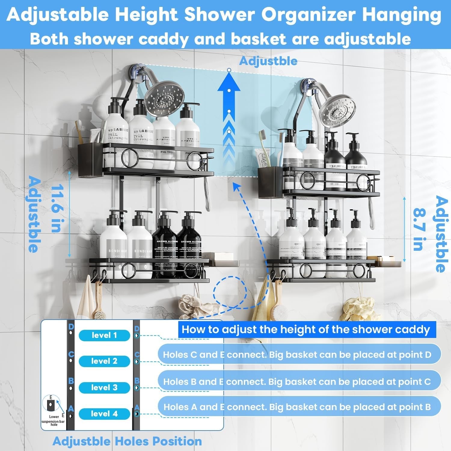 adjustable-shower-caddy-hanging-rustproof-large-capacity-bathroom-organizer-shower-racks-with-hooks-for-razor-bathroom-organizers-and-storage