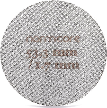 53.3Mm Puck Screen - Lower Shower Screen - Metal Contact Screen for Espresso 54Mm Portafilter Filter Basket - 1.7Mm Thickness 150Μm - 316 Stainless Steel1
