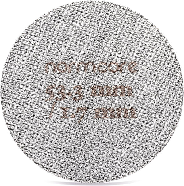 53.3Mm Puck Screen - Lower Shower Screen - Metal Contact Screen for Espresso 54Mm Portafilter Filter Basket - 1.7Mm Thickness 150Μm - 316 Stainless Steel1