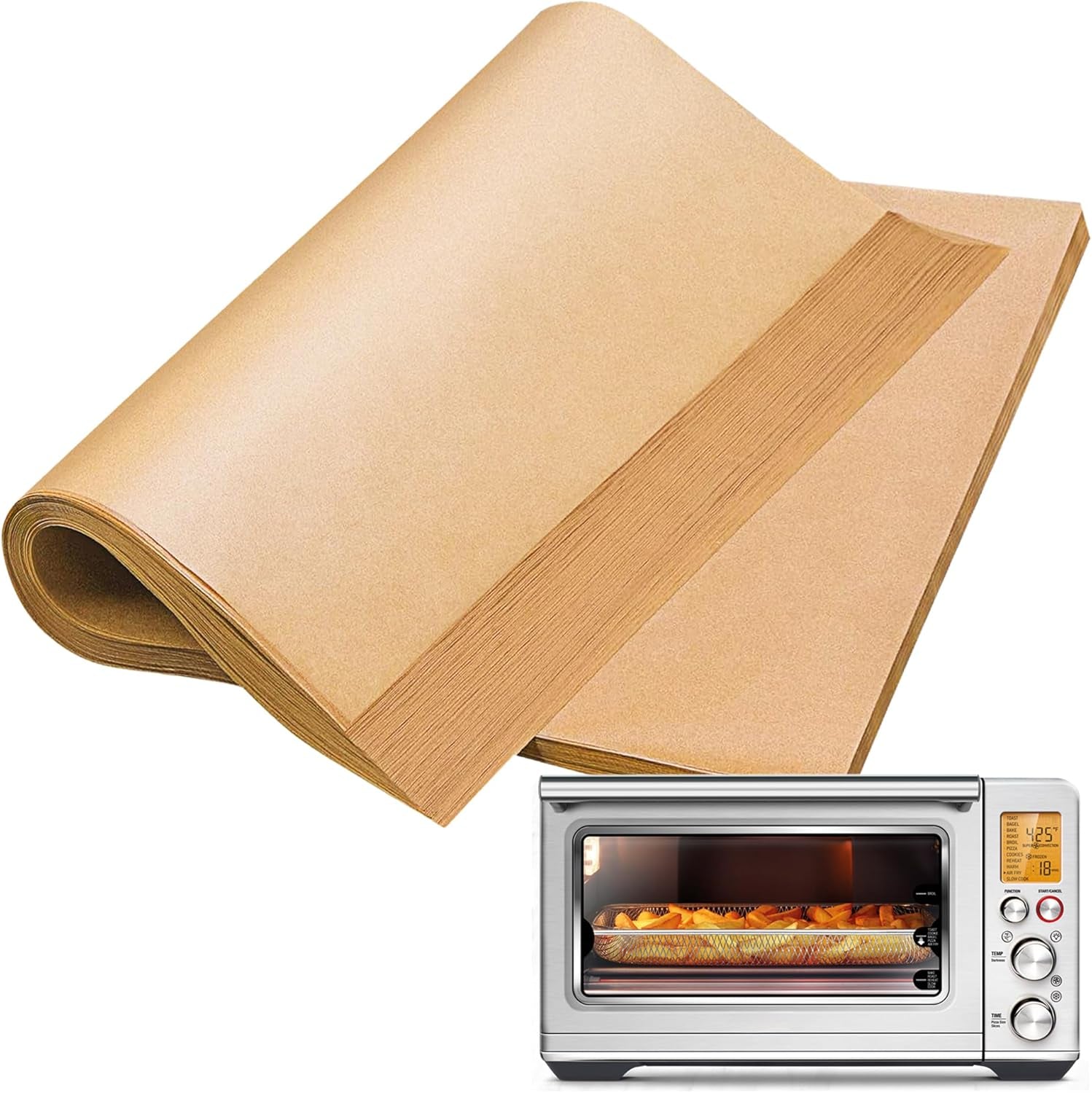 120pcs-air-fryer-liners-disposable-for-breville-smart-oven-bov900bss-non-stick-food-grade-parchment-paper-for-air-fryer-airfryer-sheets-liners-baking-sheet-for-breville-bov900bss-oven-basket