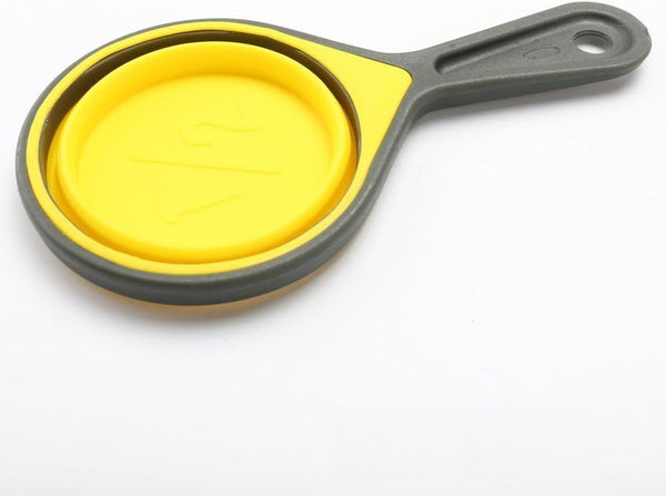 Collapsible Silicone Measuring Cups with 60Ml/80Ml/125Ml/250Ml - 4 Piece Set Kitchen Measuring Tools (4 Colors)3