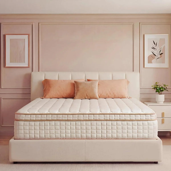 Full Size Mattress,12 Inch Hybrid Full Mattress in a Box with Memory Foam and Pocket Spring for Pressure Relief & Comfort Sleep & Zoned Support, Medium Firm,Certipur-Us1