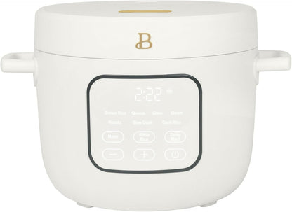 14-Cup Rice Cooker Large Capacity, Multi Cooker with Stainless Steel Bowl | 8 Preset Cooking Modes, 24-Hour Programmable Timer, Ceramic Non-Toxic Coating, Automatic Keep Warm, Includes Steamer Tray1