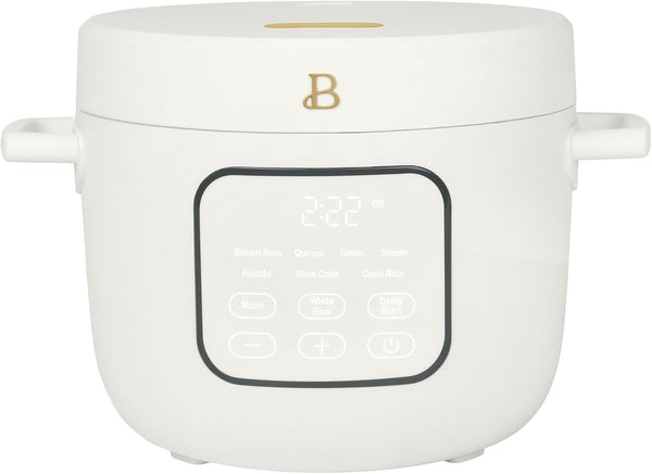 14-Cup Rice Cooker Large Capacity, Multi Cooker with Stainless Steel Bowl | 8 Preset Cooking Modes, 24-Hour Programmable Timer, Ceramic Non-Toxic Coating, Automatic Keep Warm, Includes Steamer Tray1