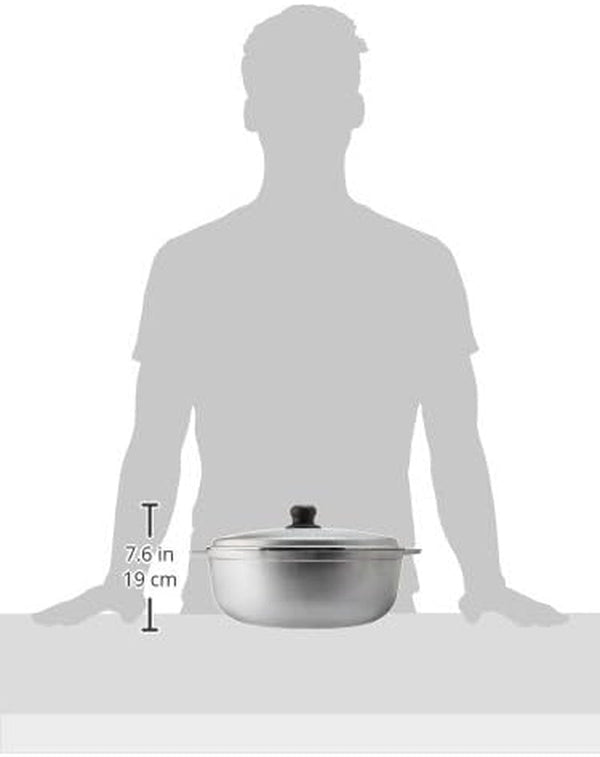 7.5 Quart Traditional Natural Made in Colombia Caldero with Lid for Cooking and Serving,Silver4