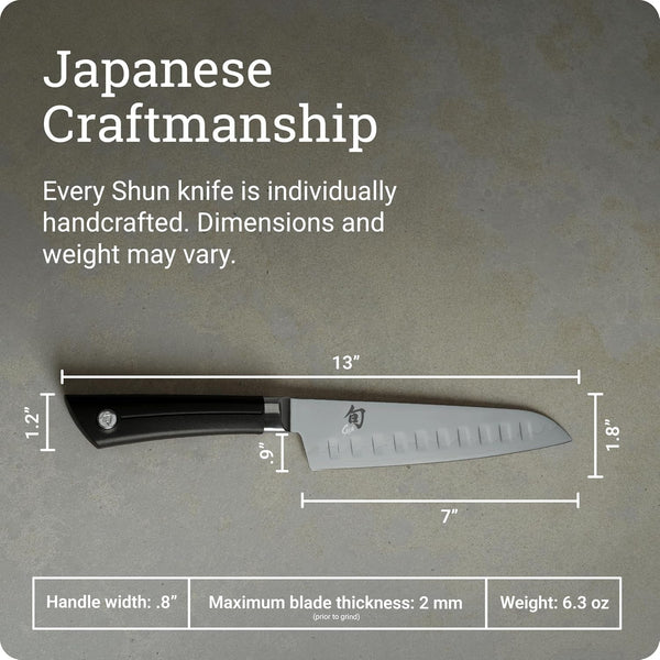 Shun Sora 7" Hollow Ground Santoku Knife5