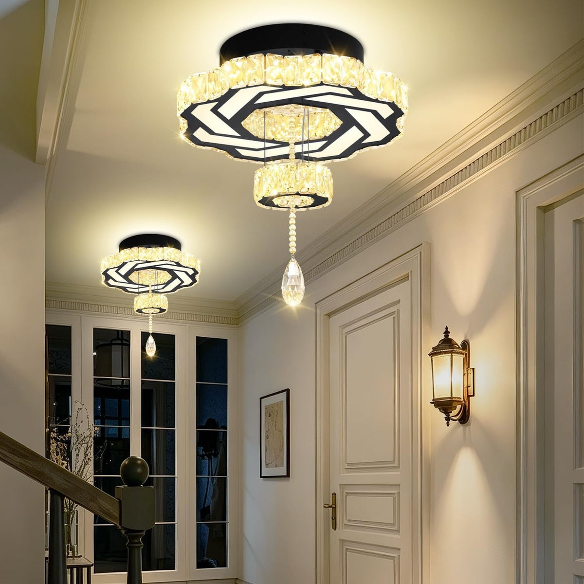 16-inch-mini-chandelier-modern-crystal-chandeliers-light-semi-flush-mount-ceiling-light-fixture-small-black-chandelier-for-bedroom-hallway-kitchen-foyer
