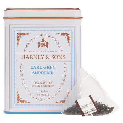 Earl Grey Supreme, Black Tea, 20 Sachets | Black Tea with Bergamot Oil and Silver Tips. Contains Caffeine.2