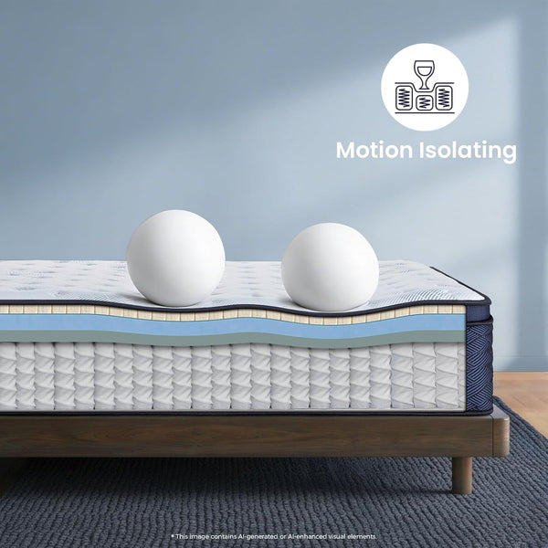 14 Inch Full Mattress, Luxury Euro Top Hybrid with Latex, 54X757