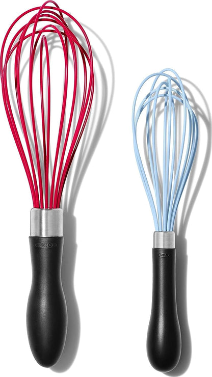OXO Good Grips 2-Piece Silicone Whisk Set1