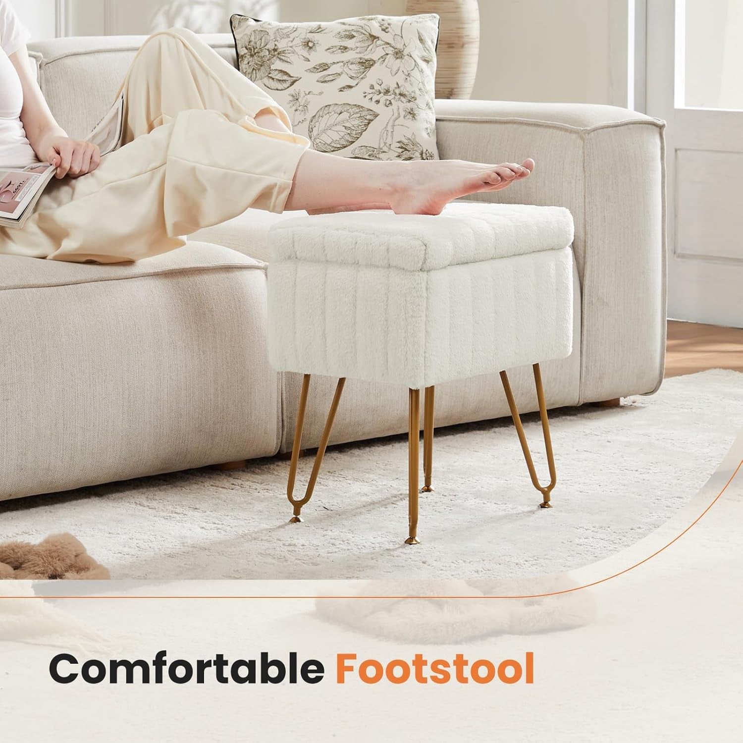 vanity-stool-chair-ottoman-with-storage-makeup-cute-soft-small-footstool-modern-style-faux-fur-seat-with-4-metal-legs-adjustable-feet-for-dressing-living-room-bedroom-dorm