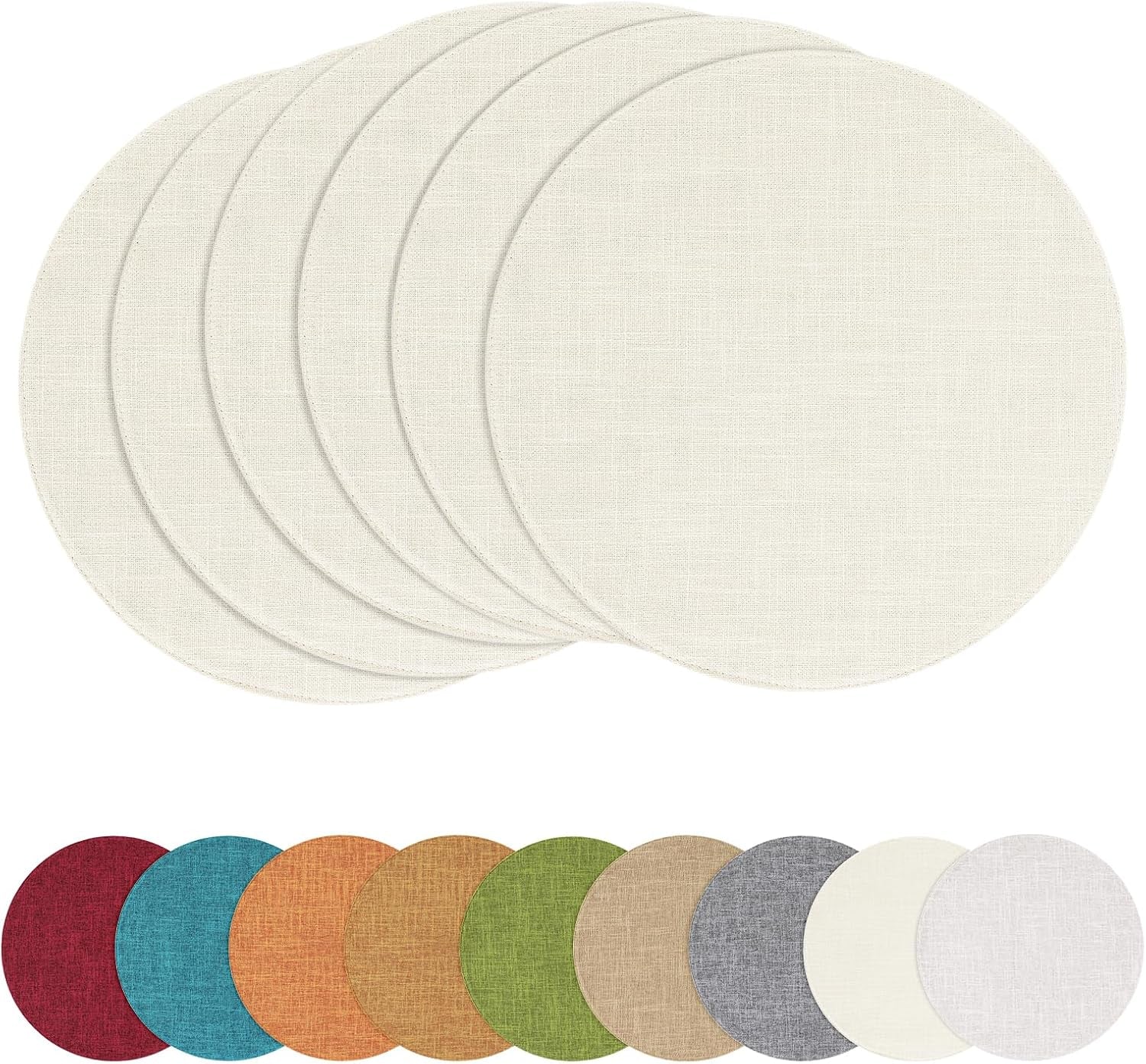 cotton-linen-15-inch-round-cloth-place-mats-set-of-6-cream