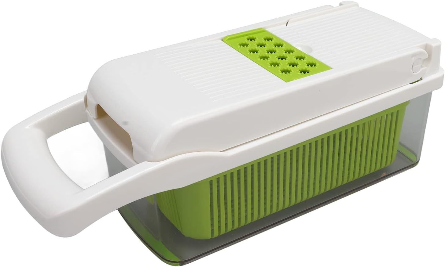 vegetable-cutter-peeler-chopper-grater-stainless-steel-kitchen-tool-with-anti-slip-handle-and-blade-container-for-potato-carrot-onion-12-piece-set-for-home-white