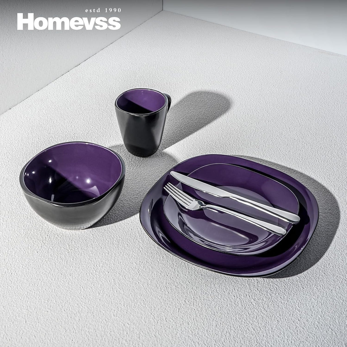 homevss-stoneware-square-16pc-dinnerware-set-inside-shiny-purple-and-outside-matte-black