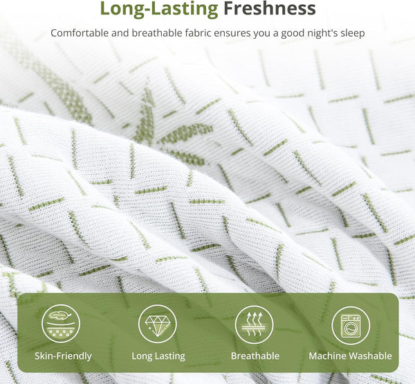 EGOHOME 8 Inch Twin Mattress Medium Plush, Green Tea Memory Foam Mattress5