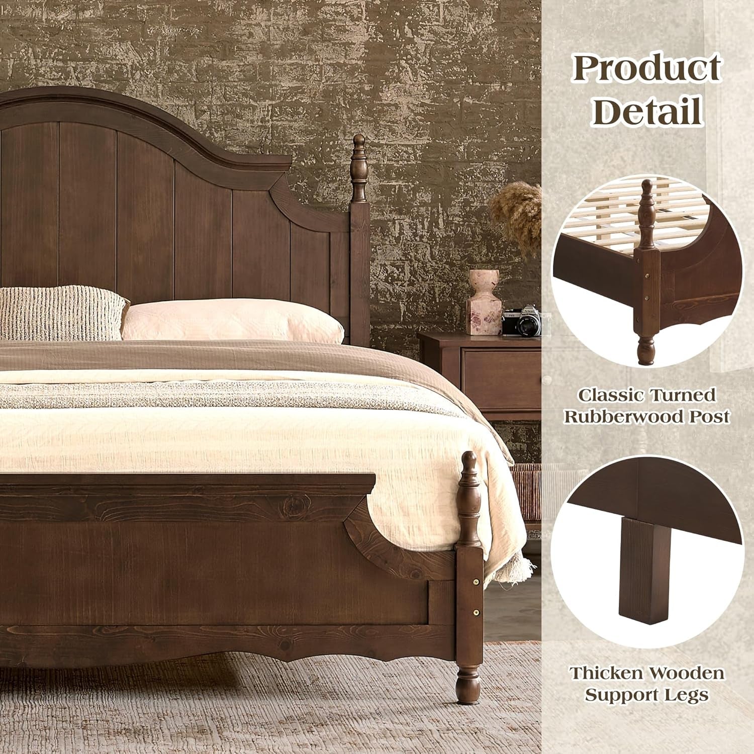 queen-size-solid-wood-poster-bed-55-arched-headboard-dark-walnut