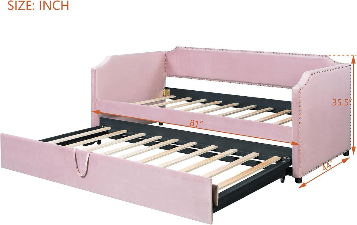 multifunctional-upholstered-twin-to-king-daybed-with-trundle-pink