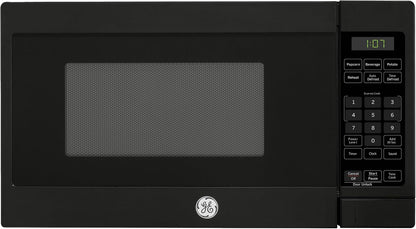GE Countertop Microwave Oven, 700 Watt, 0.7 Cu. Ft., Black, GCHK07N1WBB | 4 Convenience Cook Settings, One-Touch Controls, Child Lock Technology, Glass Turntable, for Kitchen, Dorm, Office, Apartment1