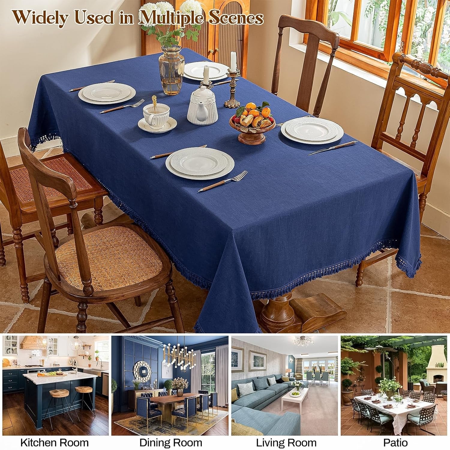 linen-tablecloth-table-cloth-stitching-tassel-rectangle-decorative-natural-table-cover-for-kitchen-dinning-wedding-buffet-55-x-86-inch-sodalite-blue