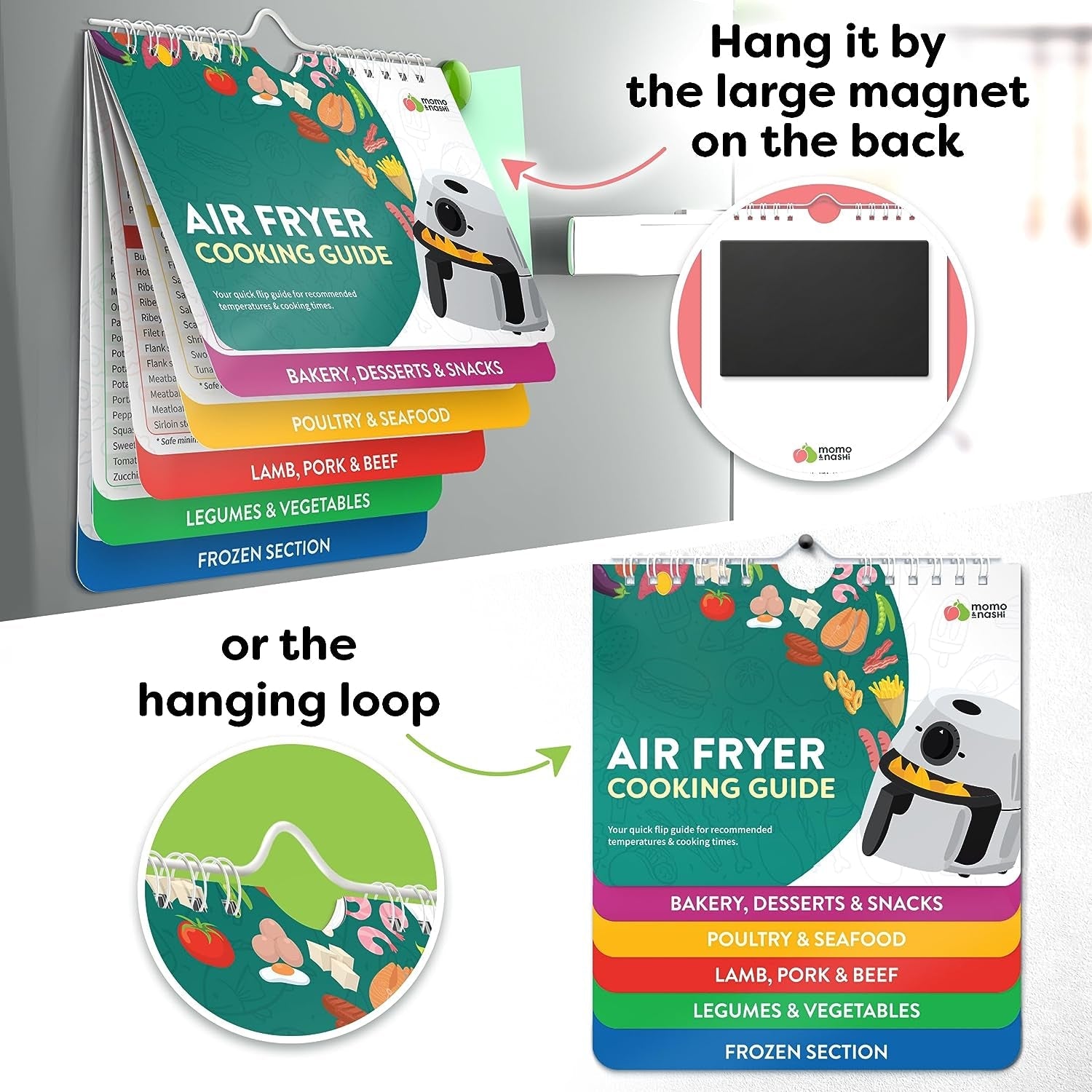 air-fryer-cheat-sheet-magnets-booklet-air-fryer-cookbook-for-beginners-air-fryer-liners-air-fryers-kitchen-gifts-gadgets-2026-air-fryer-accessories-cook-books-kitchen-gadgets-cooking-guide