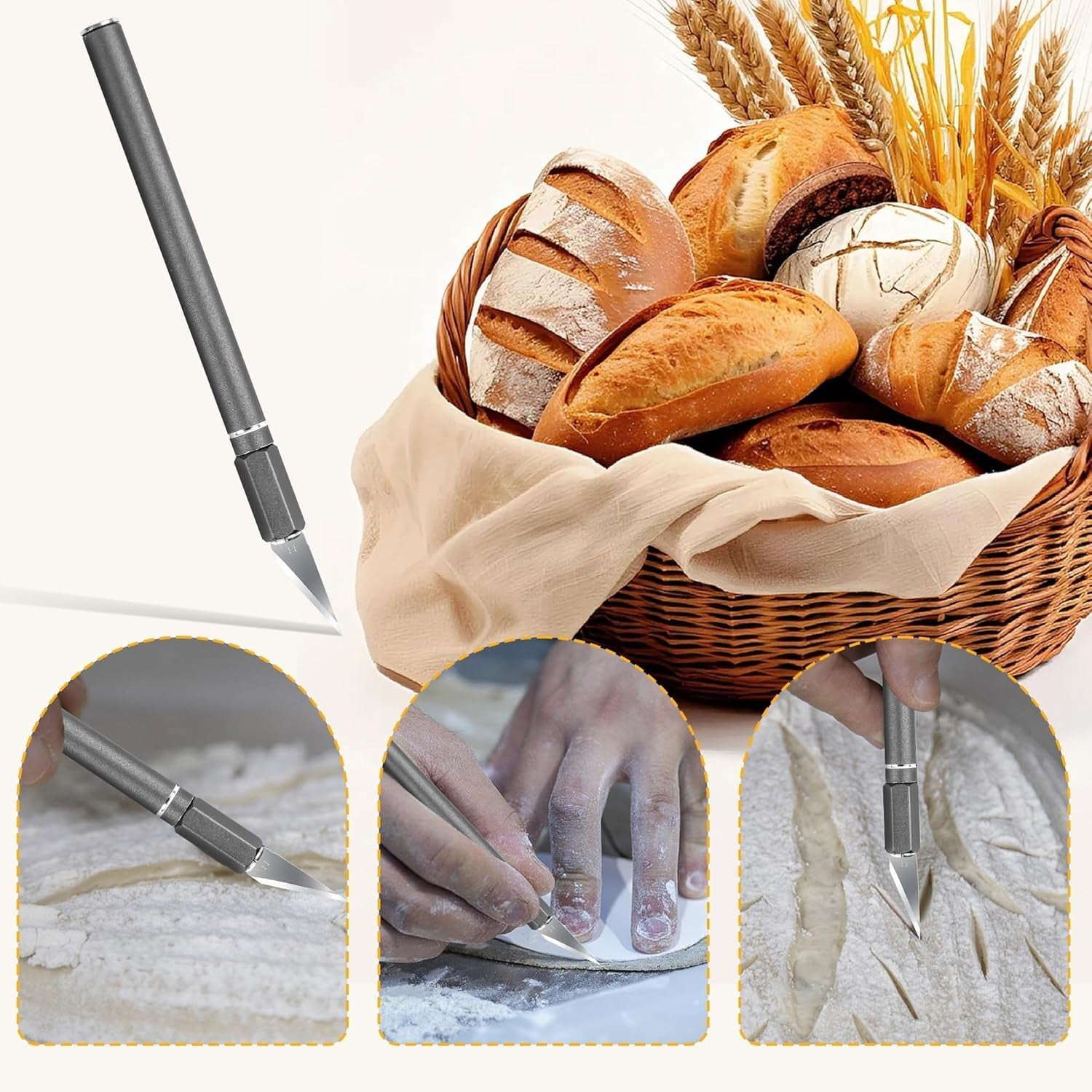 upgraded-bread-lame-with-10-blades-professional-sourdough-scoring-tool-for-bread-scoring-tool-safety-cover-ergonomic-handle-premium-bread-scoring-knife-for-artisan-bread-making-1-gray