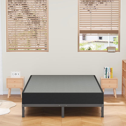 Metal Bed Frame King 8 Inches for Box Spring, 9-Legs Support Basics9
