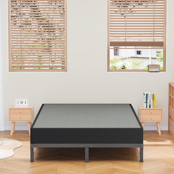 Metal Bed Frame King 8 Inches for Box Spring, 9-Legs Support Basics9