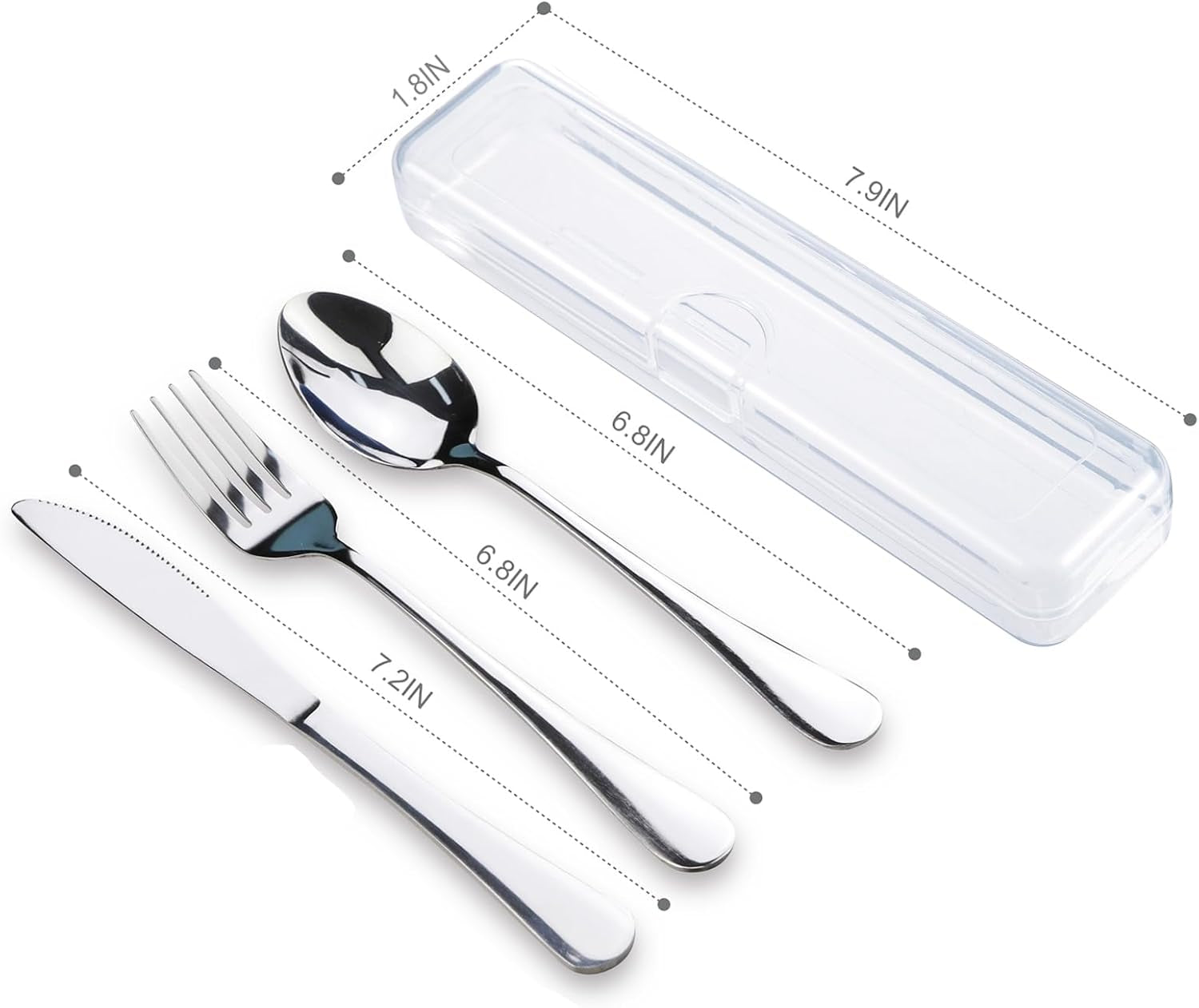 travel-utensils-with-case-stainless-steel-reusable-portable-utensils-set-with-case-travel-silverware-set